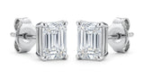 The Solvere Emerald Four-Prong Earrings