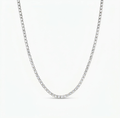 The Solvere Round Tennis Necklace - Natural