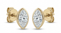 The Solvere Marquise Bezel Earrings