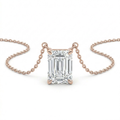 The Solvere Emerald Pendant Necklace - Lab-Grown