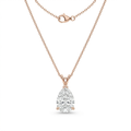 The Solvere Pear Pendant Necklace - Natural