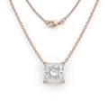 The Solvere Princess Pendant Necklace - Lab-Grown