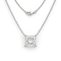 The Solvere Princess Pendant Necklace - Color F - Lab-Grown