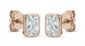 The Solvere Radiant Bezel Earrings