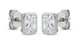 The Solvere Radiant Bezel Earrings