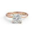 The Solvere Princess Solitaire Ring - Lab-Grown