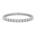 The Solvere Round Tennis Four-Prong Bracelet - Color F - Lab-Grown